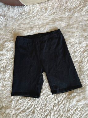 $1 ADD ON - Basic Girl’s Black Bike Shorts